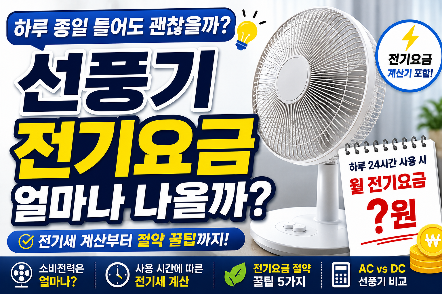 선풍기 전기요금